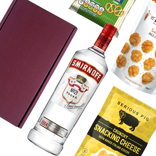 Smirnoff Red Vodka Nibbles Hamper